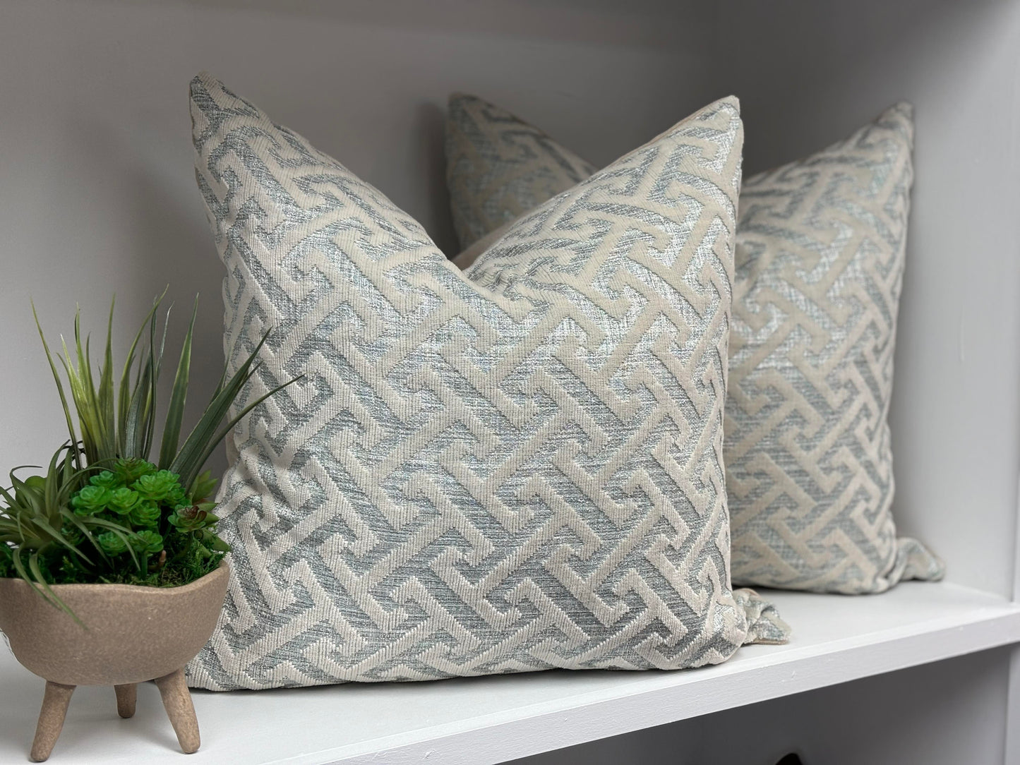 Shimmer Geometric 20x20 Pillow
